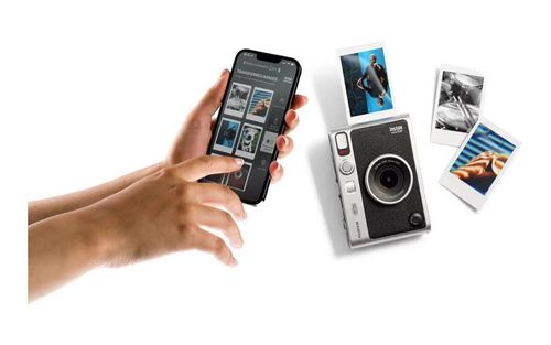Fujifilm Instax Mini EVO Hybrid Instant Camera, Black — image 4