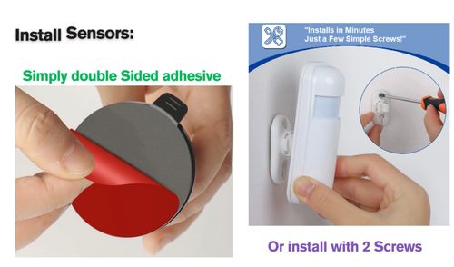 Camper-Motorhome-Caravan-RV Easy-Fit Wireless Alarm Security Entry Motion Sensor — image 6
