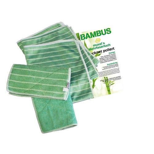 Bamboo Cleaning Cloths Set, Cleaning Cloth and Window Cloth Streak Free Cleaning