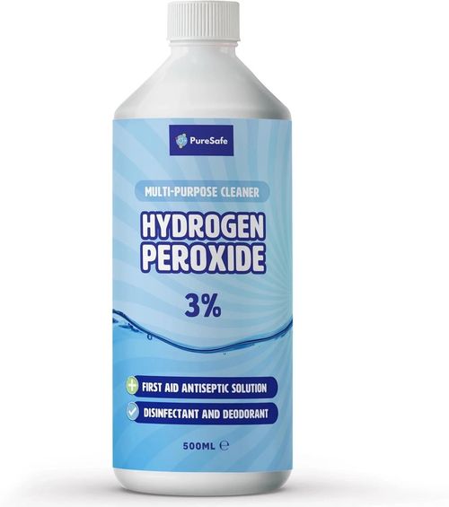 Pure Safe Hydrogen Peroxide 3% Solution 500ml – Multi-Purpose Household Cleaner — image 1