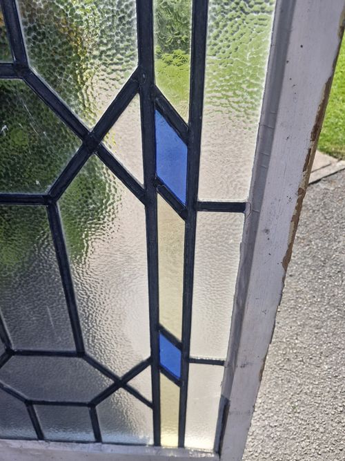 Art Deco 1920s Leaded Glass Window  — image 9