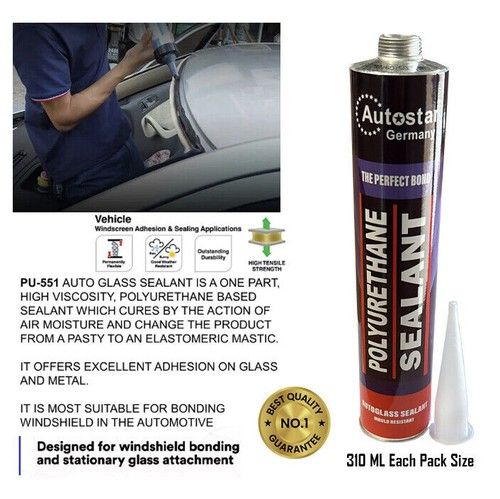 AutoStar Germany Glass Bonding Adhesive Sealant Auto Glass Metal Windscreen