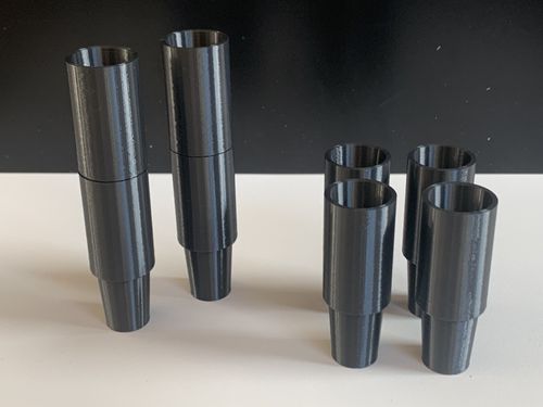 Acmer P2 Laser Cutter Engraver Compatible Push On Raiser Riser Legs X4 Black — image 3