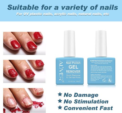 Gel Nail Polish Remover – 2 Pack, Fast Peel-Off for Gel, Acrylic & UV Nails — image 4