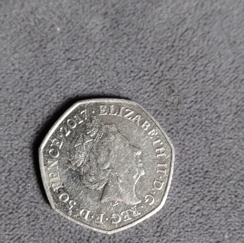 UK 2017 50p Coin Elizabeth II Beatrix Potter The Tale of Peter Rabbit — image 4