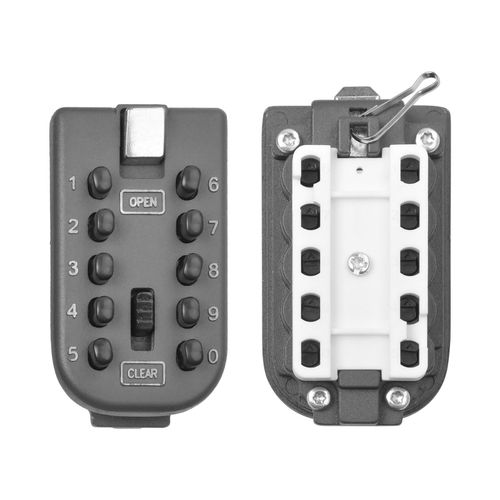 Outdoor High Security Wall Mounted Push Button Key Safe Box Lock Storage 4 Digit — image 6