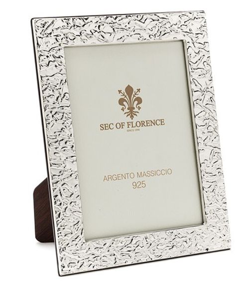 5x7” in Hallmarked Solid 925 Sterling Silver Photo Frame Wood Back 7215/13x18 UK