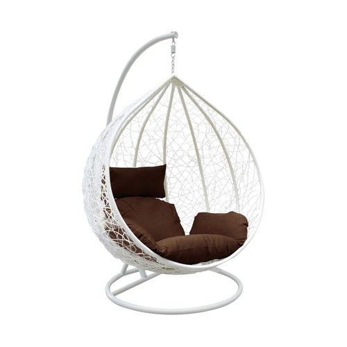 Hanging Swing Egg Chair Outdoor Garden Patio Hanging Wicker Hammock Pod Chair UK