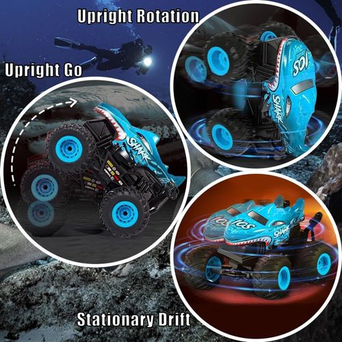 Remote Control Cars Toy Shark RC Monster Truck Toy Vehicle Electric Off Road Car — image 4