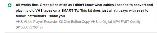 VHS Video Player Recorder Kit One Button Copy VHS to Digital MP4 FAST Quality — image 20