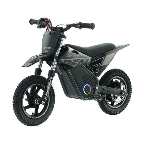 Electric Dirt Bike RFN Warrior SX E400 Black and Grey Kids Off Road Motorbike