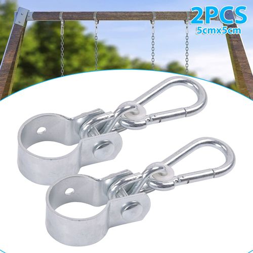Set of 2 Round Swing hooks/Hangers Ø 50mm x35mm Carabiner Clamp Scaffolding Hook — image 12