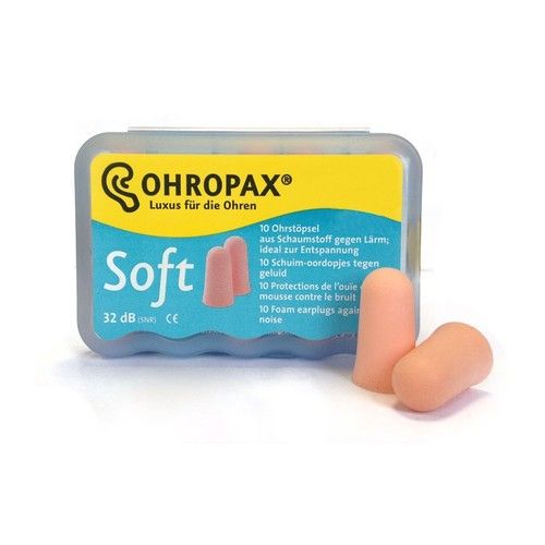 Ohropax Soft Foam Earplugs 10 Pack (5 Pairs)