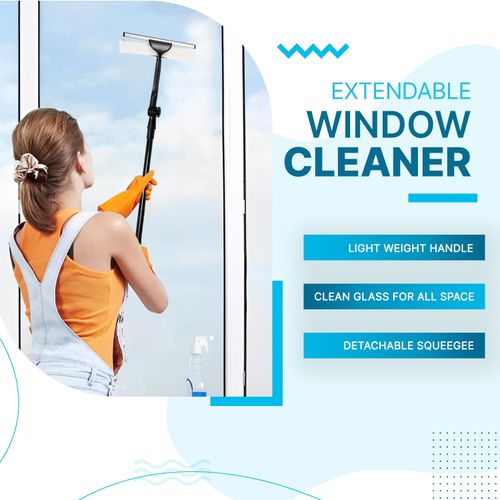 Telescopic Squeegee Cleaner 3.5 meter Window Glass Cleaning Extendable Pole Kit — image 7