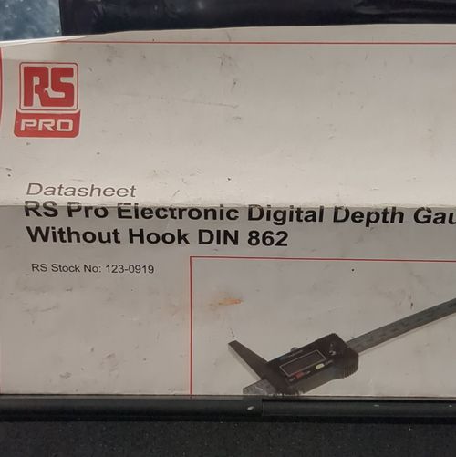 RS PRO Electronic Digital Depth Gauge Digital Display Without Hook DIN 862 — image 2