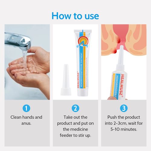 HEALMUSZ Hemorrhoid Ointment for Relief of Pain, Swelling, Discomfort, Itching — image 7