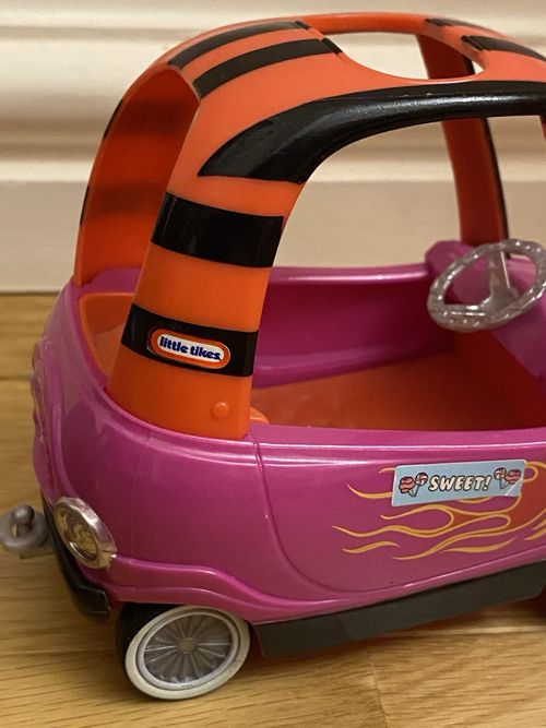 LOL Surprise Doll Little Tikes Cozy Coupe Pink Flame Car with Trailer 3SP1CY MGA — image 6