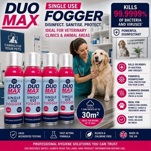 X4 DUO MAX Antibacterial Disinfectant Bomb Kills Odours Fast Acting