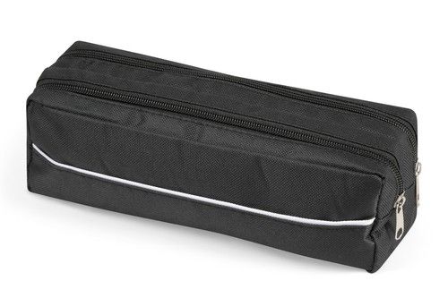 Large Pencil Case with Double Zipper Fabric Pencil Case