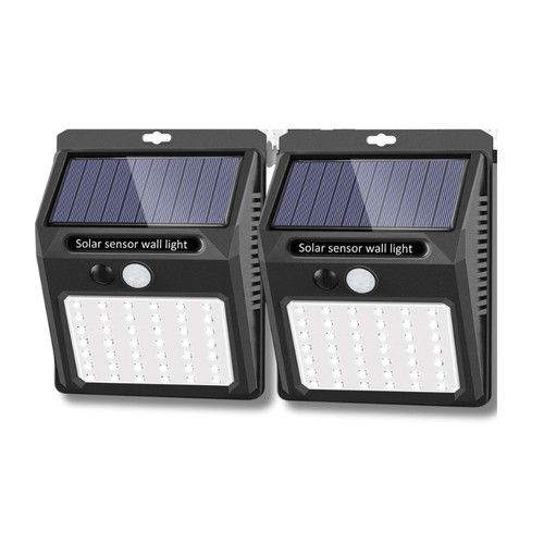 1/2/4PACK Solar Outdoor Garden Security Lamp PIR Motion Sensor Wall Lights