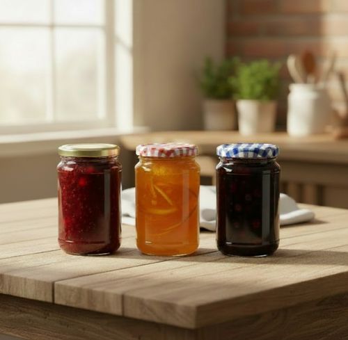 Nutley's 24 × 370ml, 1lb Jam Jars with Twist Off Gold Lids – Glass Jars — image 4