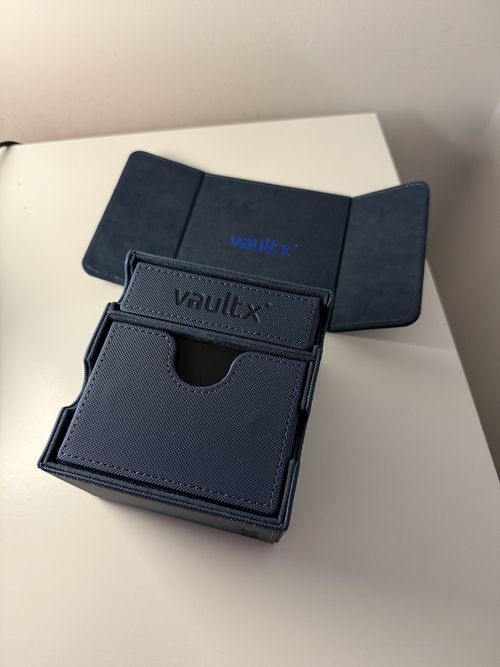Vault X Game Box Navy Blue Trading Card Storage Deck Box — image 2