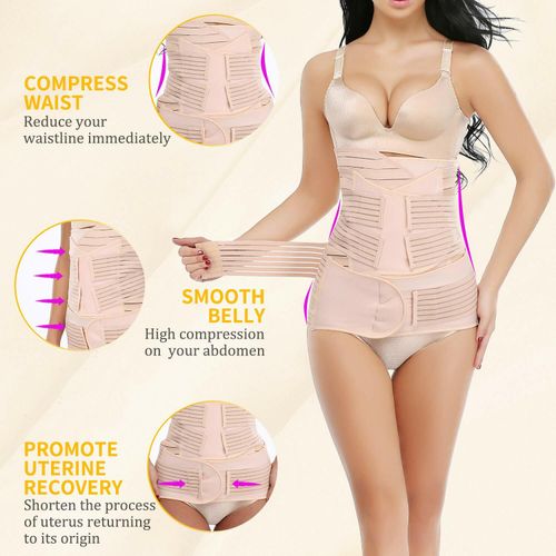 3 in 1 Postpartum Recovery Belly Wrap Pelvis Belts For Post Pregnancy Maternity — image 3