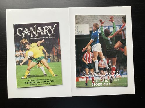2 Stoke City Away Game Programmes  Matches 6.10.79 & 8.10.1980 — image 1