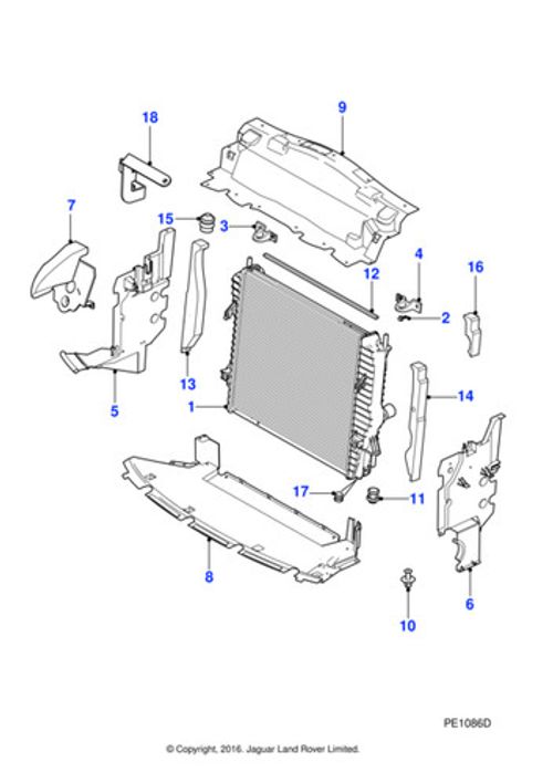 Jaguar Deflector XK 5.0 XKR-S 5.0 XKR 4.2 XKR 4.2 XK8 3.6 5.0 V8 4.2 Genuine