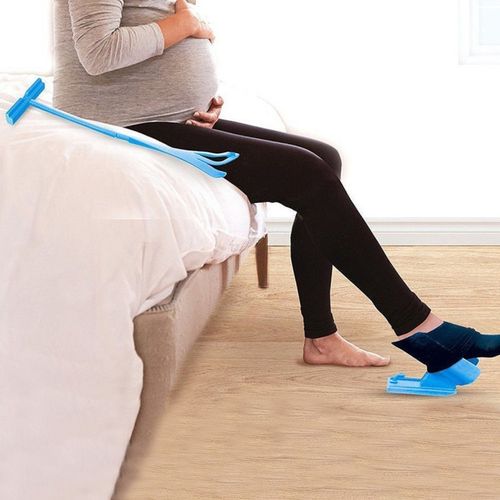 Sock Aid Sock Helper Puller Easy On Off Pulling Assists for Elderly Pregnant — image 8