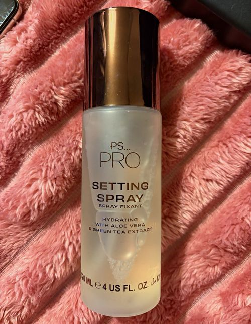 PS... PRO Hydrating Setting Spray Aloe Vera & Green Tea Extract Vegan 120ml — image 1