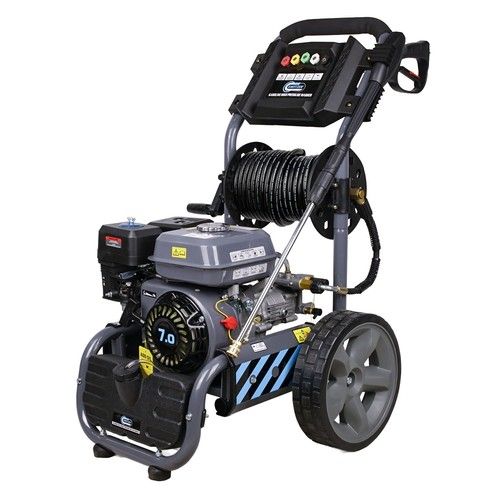 SwitZer 7HP Petrol Pressure Washer 2200PSI Jet Washer 20M Hose 2L Detergent Tank