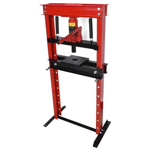 12 Ton Workshop Press Machine Hydraulic Bench + 23pc Wheel Drive Bearing Puller — image 10