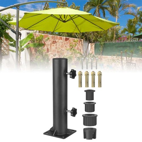 Garden Parasol Base Stand Deck Mount Holder For Patio Umbrella Tube Bracket — image 4