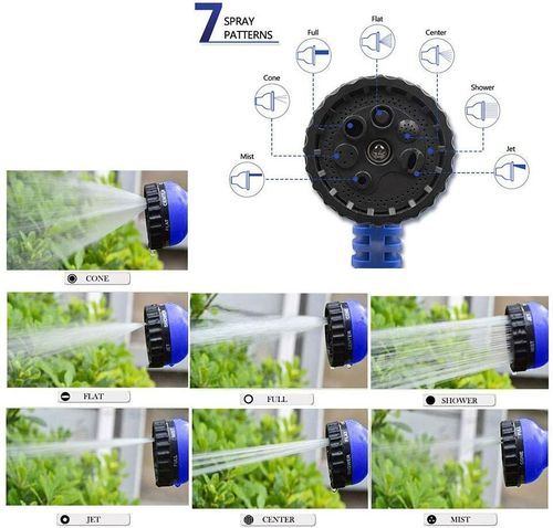 Expandable Garden Hose Pipe Anti Kink With 7 Function Water Spray Gun Magic Hose — image 2