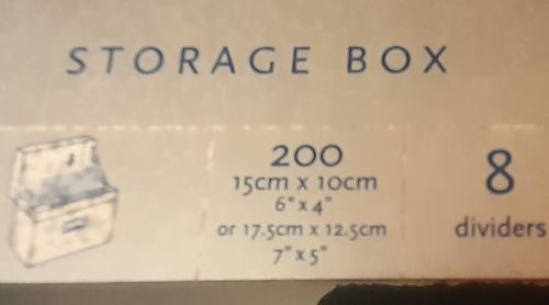 WHSmith Photo Storage Box Black With 8 Dividers — image 7