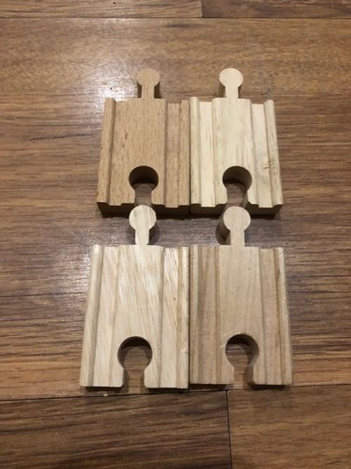 Brio & Compatible Wooden Train Track Straights, Corners Junctions - Combine Post