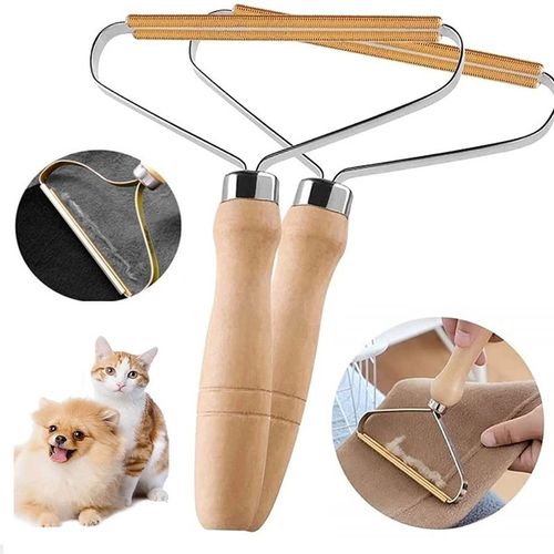 Pet Hair Remover Carpet Scraper Lint Remover Dog Cat Fur Sofa Upholstery Tool — image 2