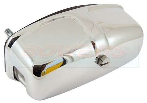 Chrome Metal Rear Number Plate Light Lamp Classic Car Mini As Lucas L467 BHA4153