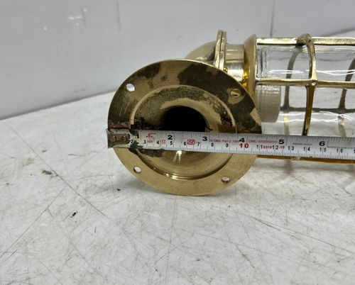 Collectible Oceanic Brass Bulkhead Sconce Nautical Wall Light Marine Lamp — image 10