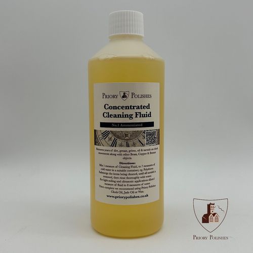 NO 1 - CLOCK CLEANING CONCENTRATE SOLUTION / BRASS CLEANER 500ml — image 1