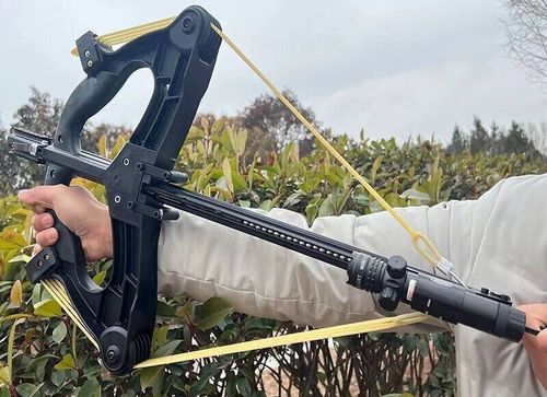 Mini Compound Bow Mechanical Iron Sight Ball Launcher Rapid Steel Balls Shooting — image 7