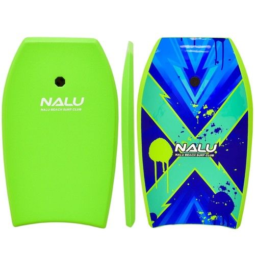 Nalu Bodyboard with Leash & Plug 33"/41" - Multiple Designs - Free Delivery