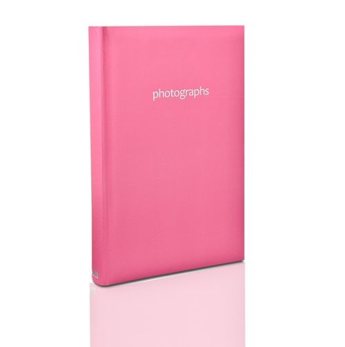 Arpan Large Memo Slip In Photo Album 300 6x4 Photos - Black/Blue/Pink/Purple