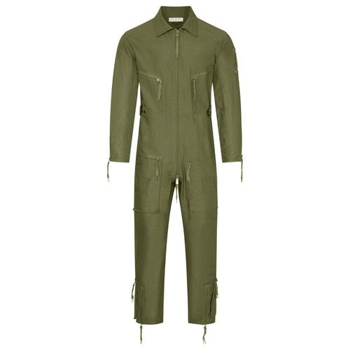 Flying Suit Jumpsuit Flight Military Pilot Air Style Coverall Zip Boiler Overall
