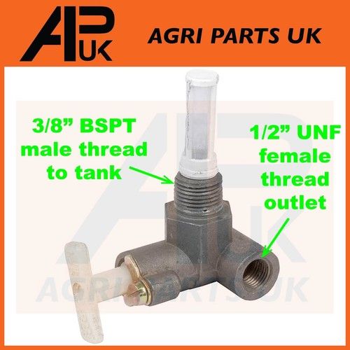 Fuel Tank Tap + Filter for Massey Ferguson FE35 35 65 135 148 165 175 Tractor