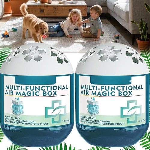 Indoor Air Purification Dust Removal Magic Box, Multi-functional Air Magic Box