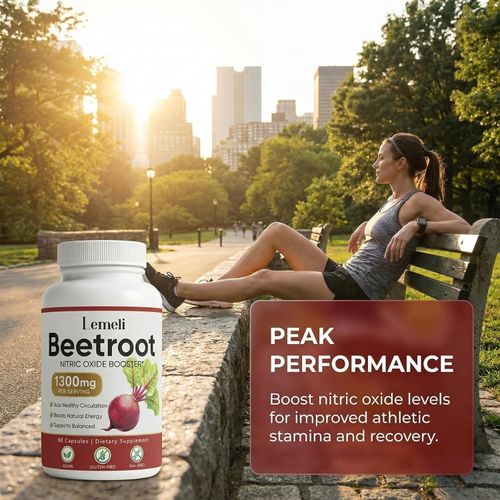3-Pack | Lemeli Beetroot - 1300mg, Lemeli Beet Root Supplement 60 Capsules UK~ — image 9
