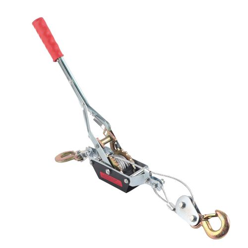 Double Hook Mini Hand Wire Rope Puller Portable Manual Tightening Lifting Device — image 5