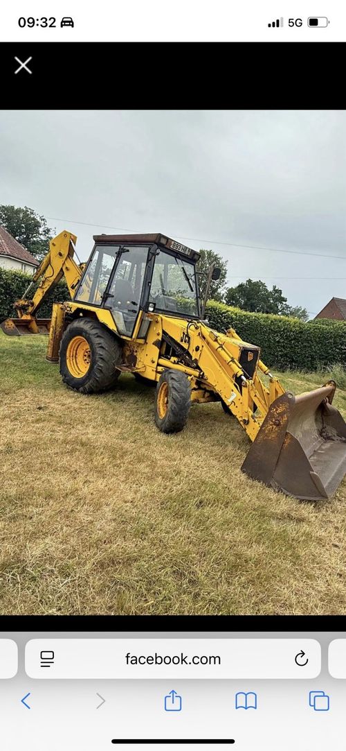 JCB 3CX Backhoe Loader Digger Yellow Construction Machine Tools Item Type — image 7